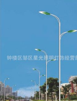 批發(fā)道路高桿燈LED燈節(jié)能燈雙頭路燈鄉(xiāng)村道路市政照明燈