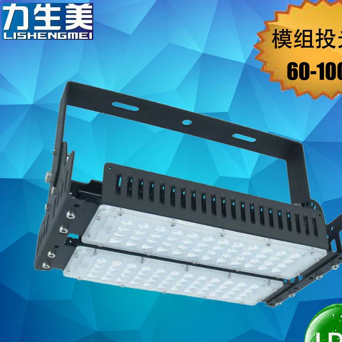 單顆100w模組投光燈平板 飛利浦泛光燈 cree明緯LED隧道燈