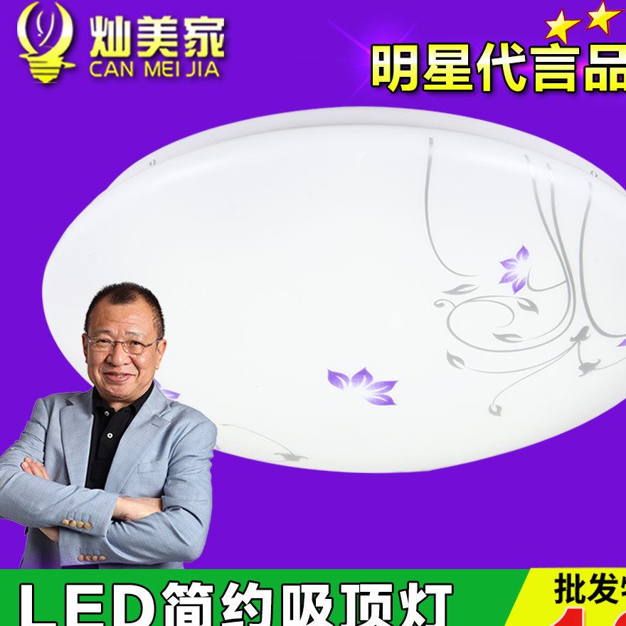 LED客廳臥室吸頂燈 圓形 走廊陽(yáng)臺(tái)亞克力吸頂燈 燈具燈飾廠家批發(fā)