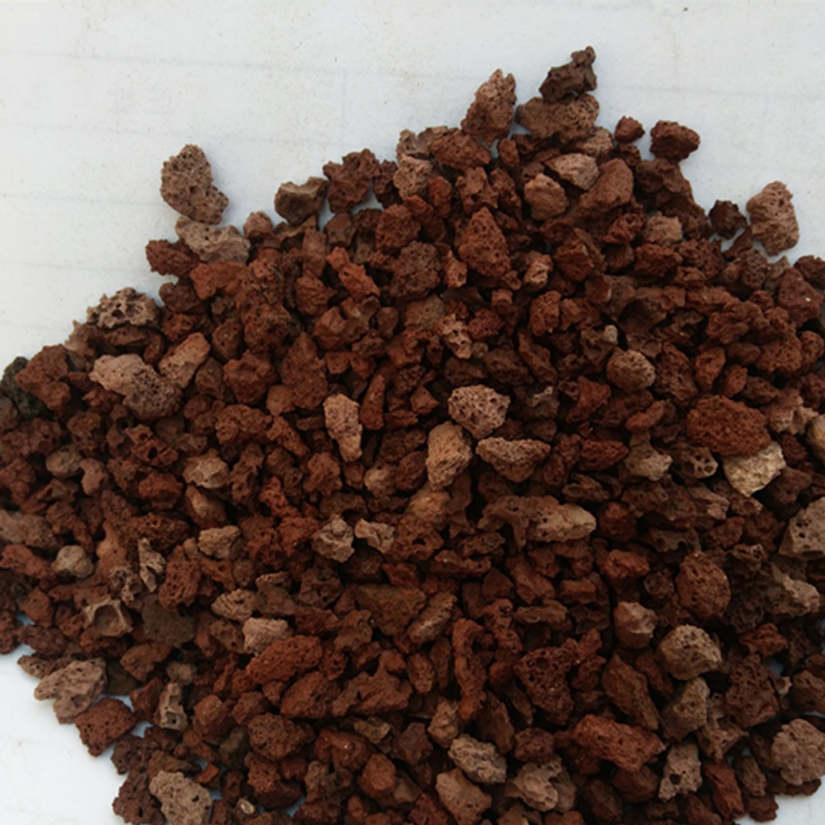 火山石天然火山石红色火山石园艺工业多肉种植用火山石