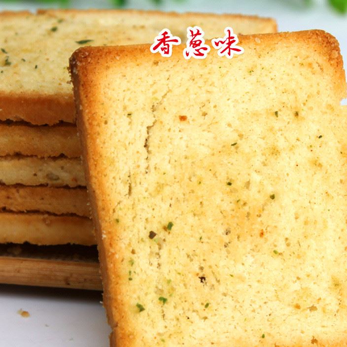 山西特產(chǎn) 美味美 早餐烤饃片4000g香蔥味 整箱 獨立小包裝