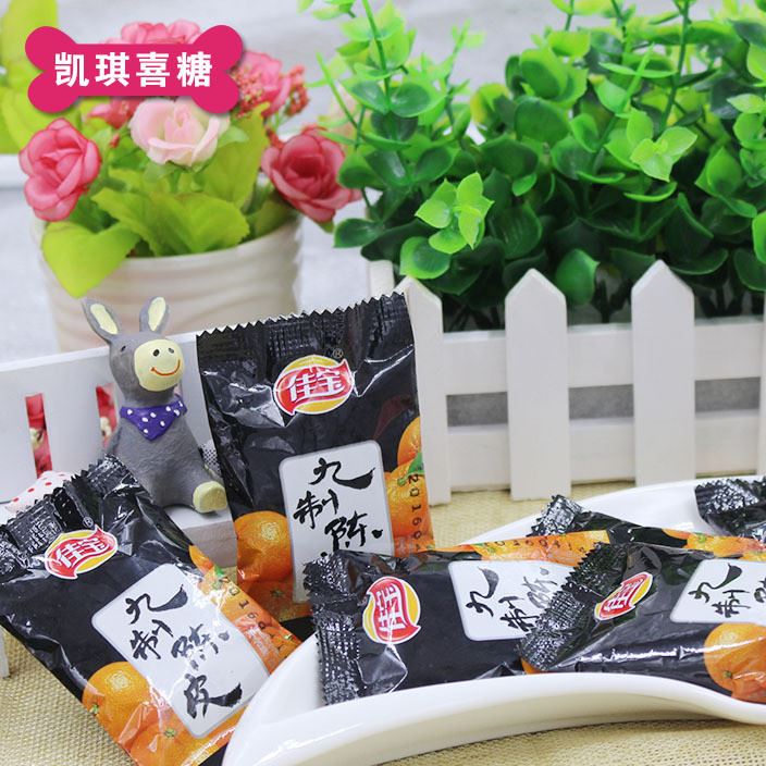 佳寶九制陳皮兒時(shí)味道休閑小吃散裝500g優(yōu)惠批發(fā)