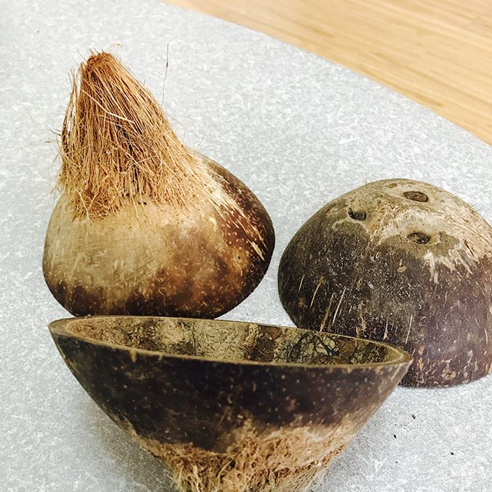 廠家供應(yīng) 手工無(wú)毛半邊椰殼圓形椰片原料可批發(fā)