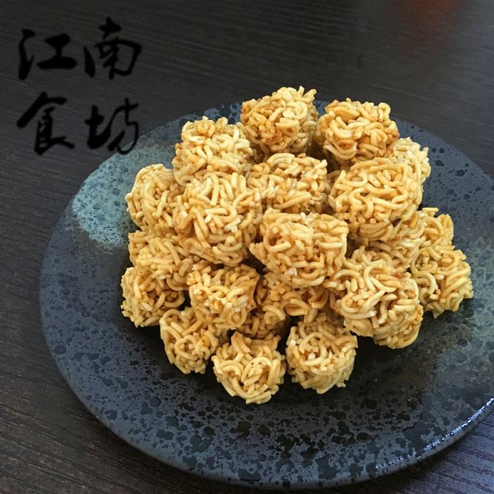 寶來(lái)拉面丸子4kg/箱干脆面日式休閑丸子方便面可混裝小丸子脆酥香