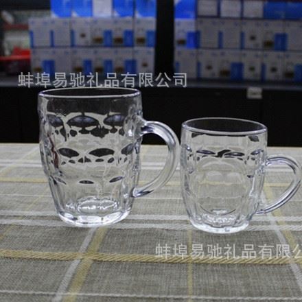 大菠蘿啤酒杯  玻璃杯  把杯 定制LOGO