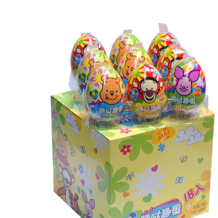 濱崎萌噠趣蛋奇趣玩具蛋柳丁味混合膠型凝膠糖果15g鐵盒裝糖果