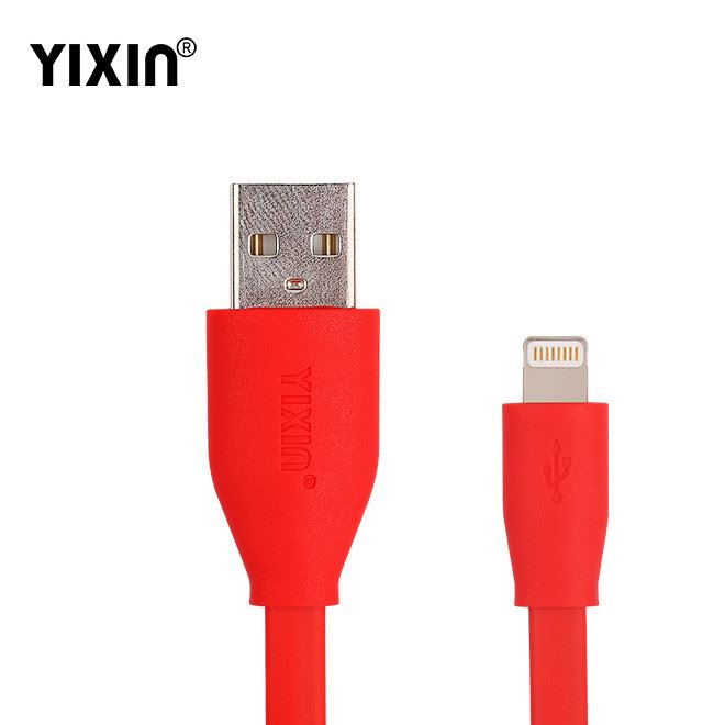 鎰鑫蘋果數據線TPE環保材質鍍金雙面插頭手機充電線廠家直銷