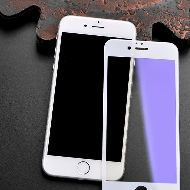 iphone7鋼化膜 6splus碳纖維鋼化膜 蘋果7抗藍(lán)光3d全覆蓋鋼化膜