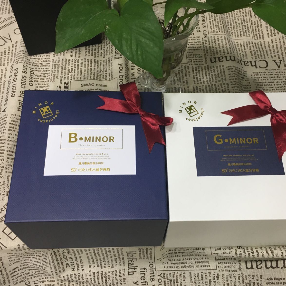 2016新款無線藍牙對箱實木藍牙音箱 巧克力藍牙音箱  禮品