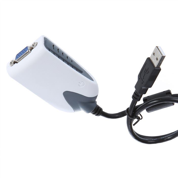 廠家直銷 USB轉VGA顯卡 USB2.0 TO VGA USB外接顯卡超高清分辨率