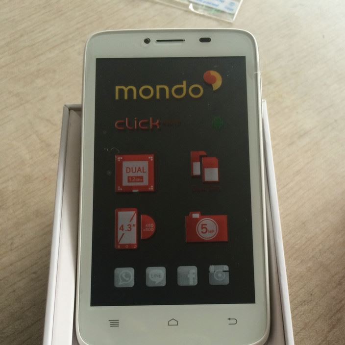 斐訊mondo click 4301D 高通雙核 雙卡雙待 4G存儲 智能手機(jī)