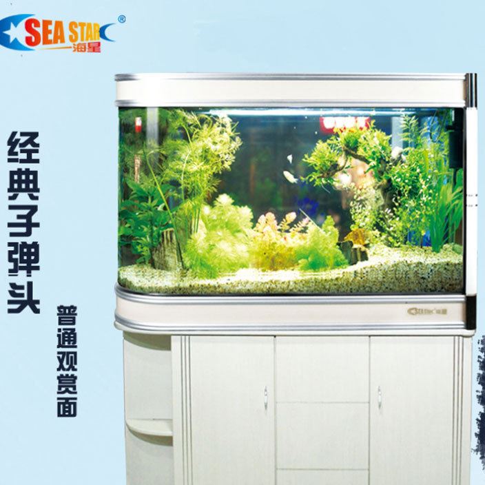 成都樂(lè)事水族直銷(xiāo) U型頭水族箱 大型水族玻璃魚(yú)缸 水族用品