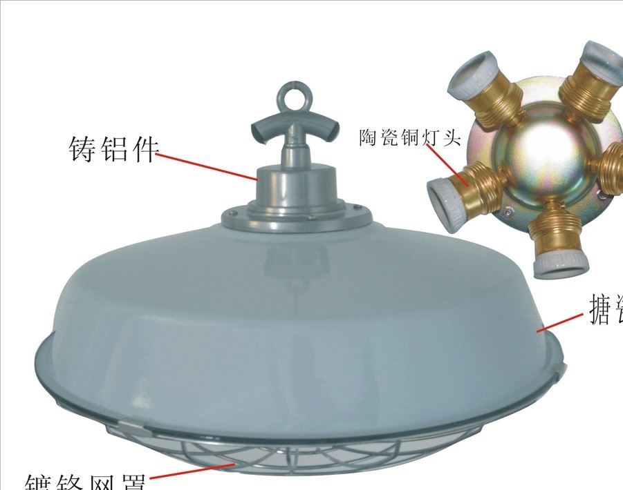 供應(yīng)GC21-5 貨艙燈 五泡燈 單泡燈 船用防腐燈 船用五泡貨艙燈