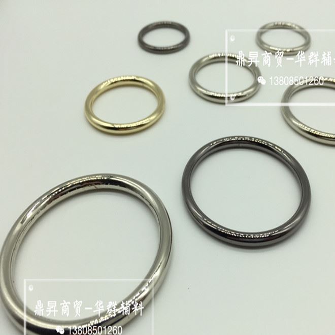 鋅合金圓圈裝飾品 圓圈腰帶扣 裙子裝飾品 箱包連接扣