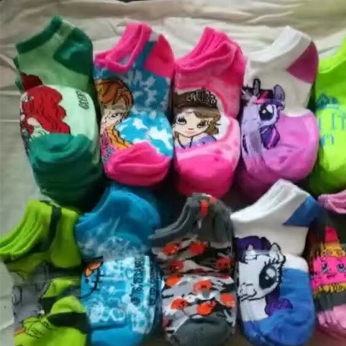 庫(kù)存尾貨兒童船襪男女寶寶襪卡通滌棉船襪地?cái)傌浽促?zèng)品