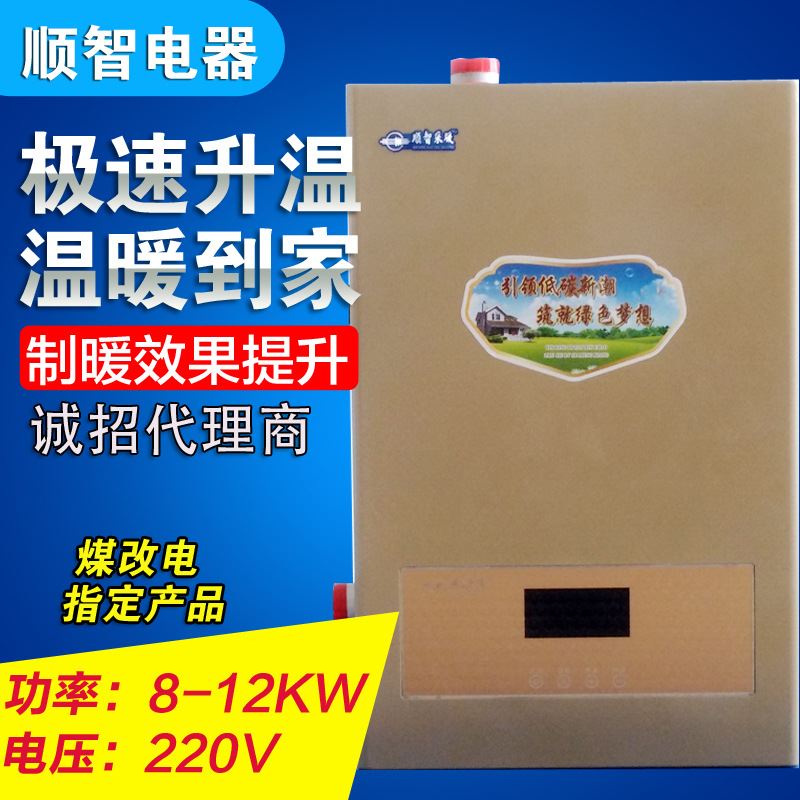 廠家直銷8kw10kw12kw電采暖爐 智能家用電采暖爐 電壁掛爐