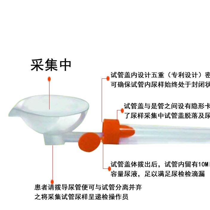 厂家医用一次性尿液收集器 尿样尿管10ml尿液采集管耗材辅料