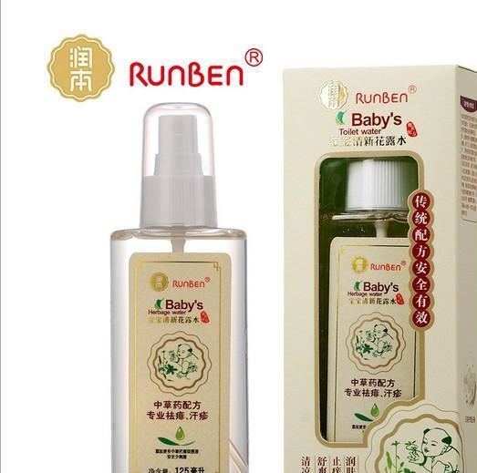 供應(yīng) 潤(rùn)本寶寶清新花露水 125ml 清涼 舒爽 止癢 潤(rùn)膚 祛除異味