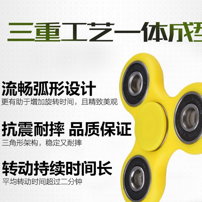 指尖陀螺hand fidget spinner拇指甲手上手指上玩具益智成人螺旋