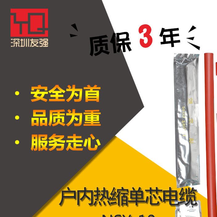 深圳友強(qiáng)NSY-10/1.4戶內(nèi)熱縮10KV單芯電纜附件終端頭 300-400平方