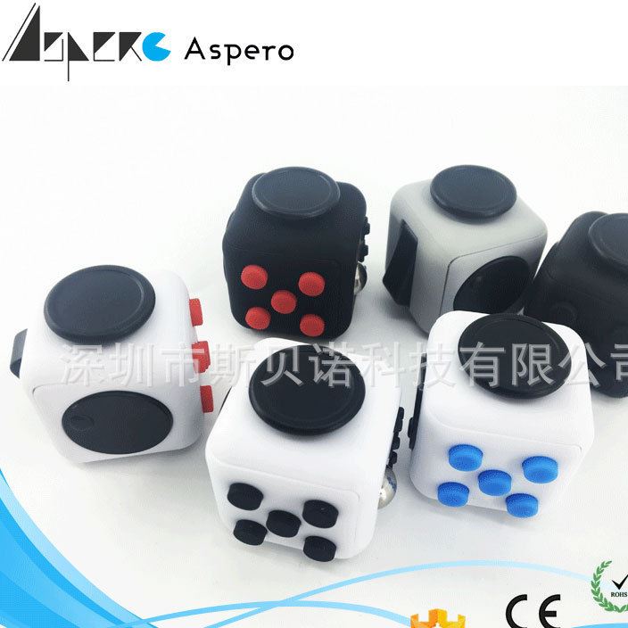 焦慮骰子原版品質(zhì)fidget cube魔方減壓方塊煩躁方塊