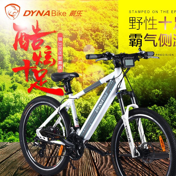 戴樂DynaBike 電動山地自行車變速 摩卡 電動車自行車單人電動車