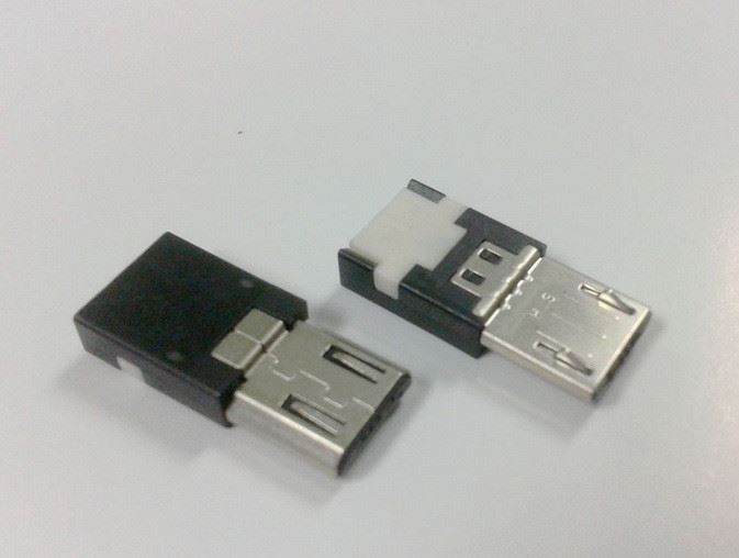 MICRO USB5P刺破式連接器 電子元器件手機USB插頭