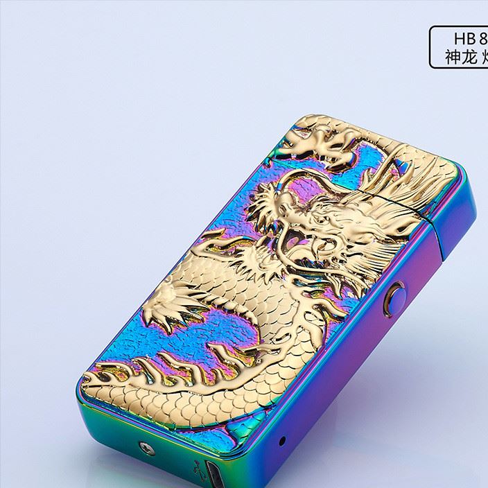 廠家直銷藝點(diǎn)煙具USB充電雙電弧 YD-853免費(fèi)刻字