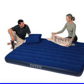 批發(fā)INTEX68765雙人充氣床氣墊床 買一送三: 送雙枕送氣泵