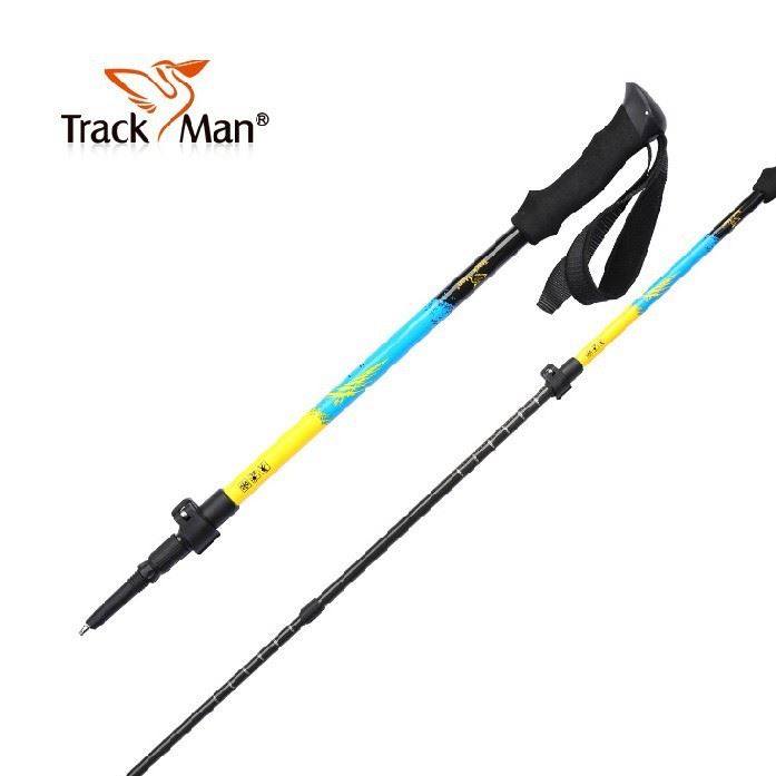 Trackman自游人 户外旅游徒步登山杖轻便碳素杖杆手杖 6710