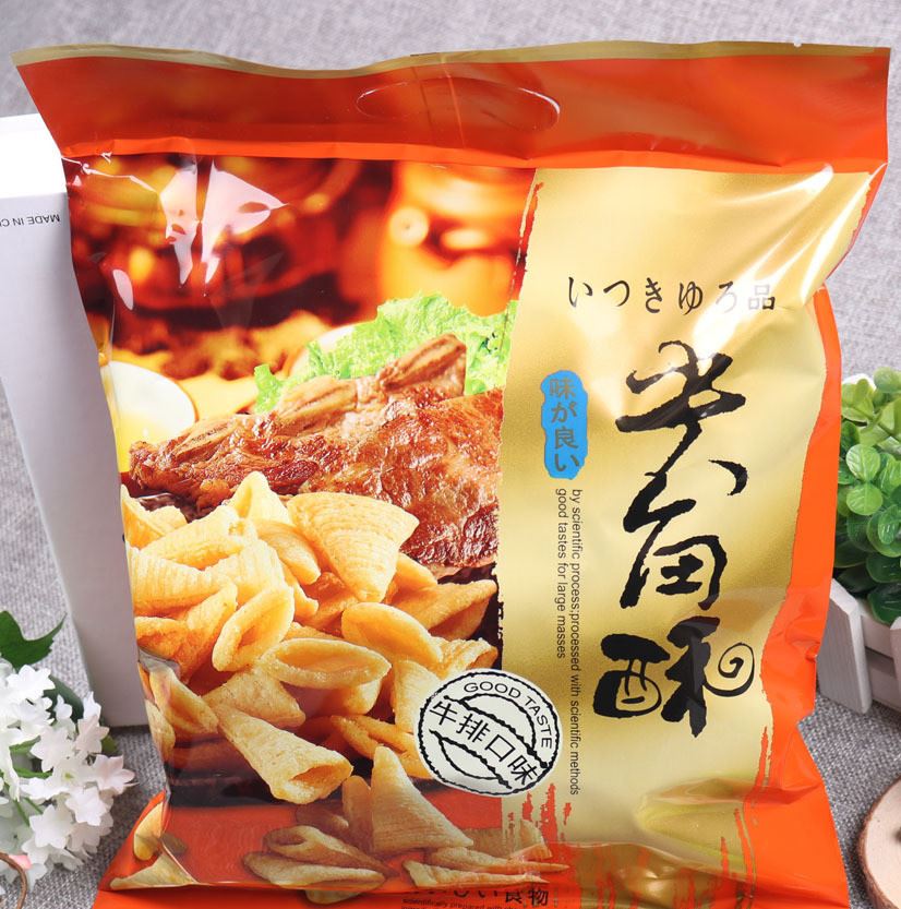 臺(tái)灣 金豐泉尖角酥252g/包  零食6種口味可選 內(nèi)有小包裝