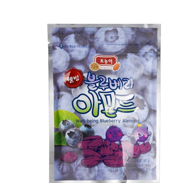 韓國原裝堅果藍莓包裹杏仁180g 藍莓堅果天然巴旦木堅果