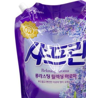 韩国LG舒福蓝柔顺剂衣物护理剂薰衣草2.1升