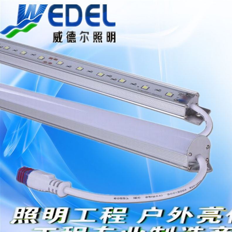 廠家直銷led護(hù)欄管 輪廓燈 led鋁材護(hù)欄管照明燈具數(shù)碼管 led