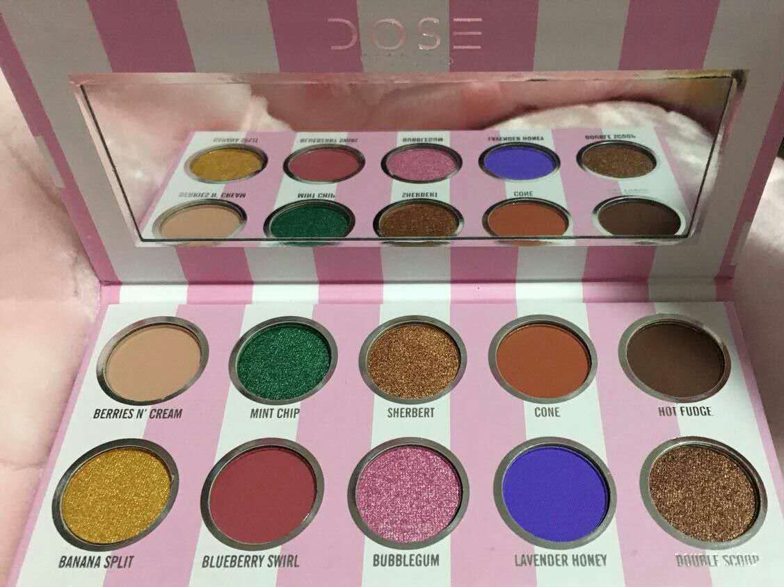 Dose of colors EyesCream Palette 10色眼影 冰淇淋眼影盒