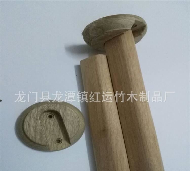 香樟木掛衣桿 木扁棍法蘭座 衣通桿 防蟲驅(qū)霉自然清香 包郵