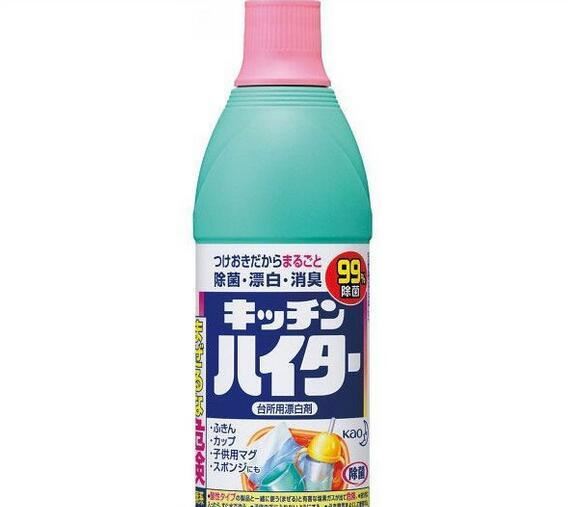 日本花廚房用品餐具食具消毒洗滌劑600ml漂白消臭