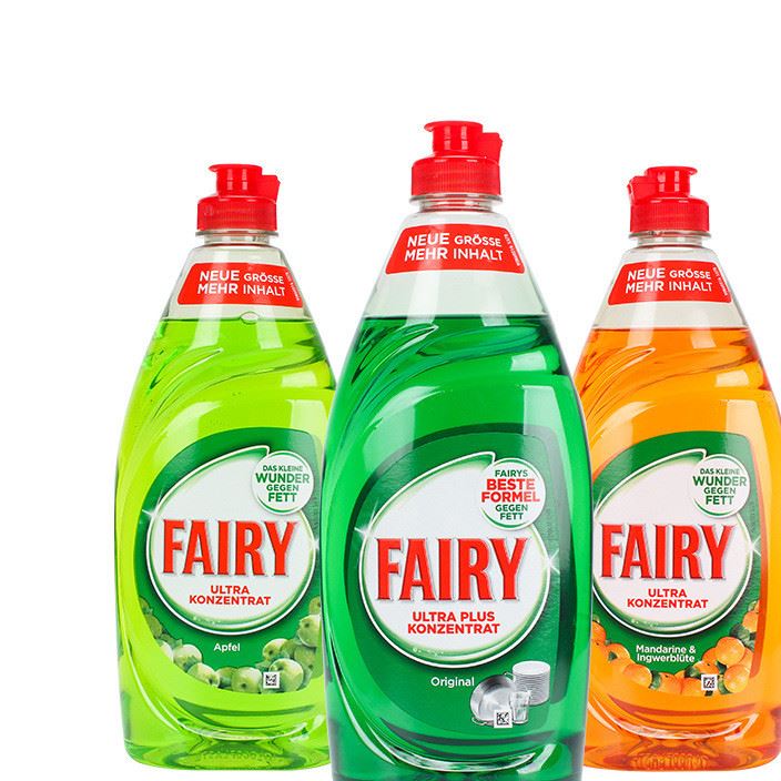 德国Fairy浓缩洗洁精 可食果蔬奶瓶餐具专用不伤手500ML