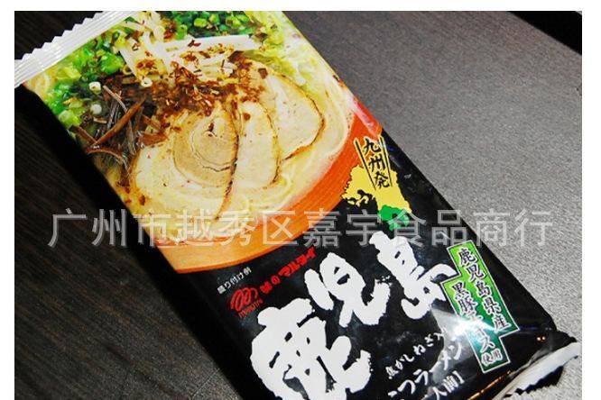 日本零食品 九州名面Marutai鹿儿岛黑豚豚骨拉面185g