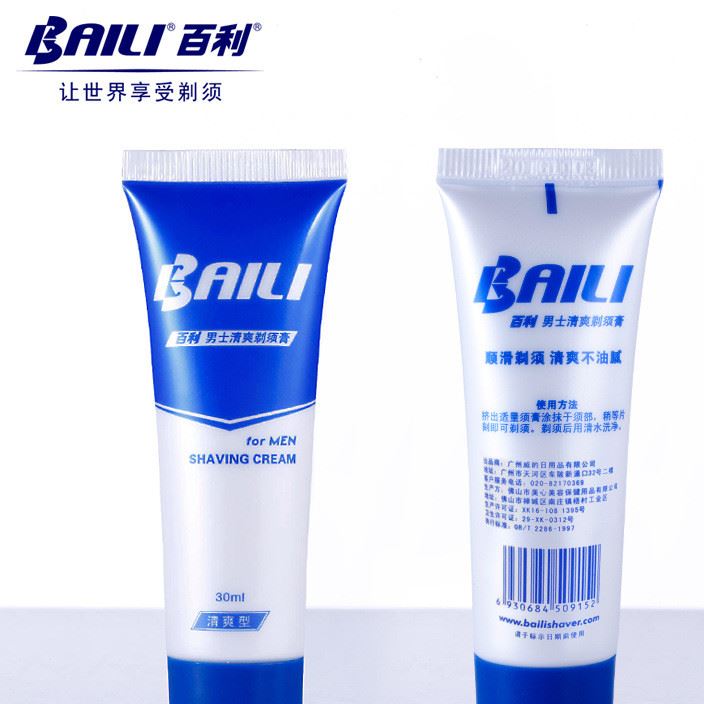 BAILI百利溫和清爽剃須膏30ml