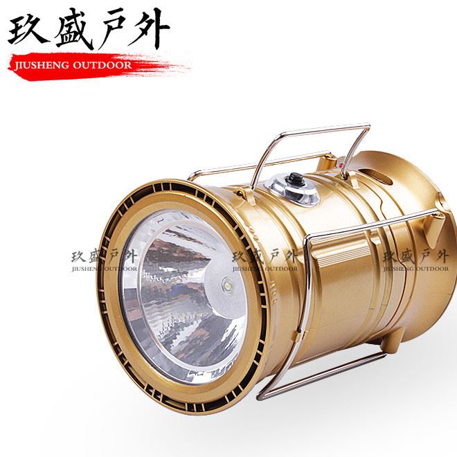 新款馬燈LED露營野營燈充電七彩舞臺充電馬燈戶外手提伸縮應急燈