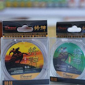 森薩意大利原絲 將神競(jìng)技線 子系30米 手竿線碳氟釣魚線漁線