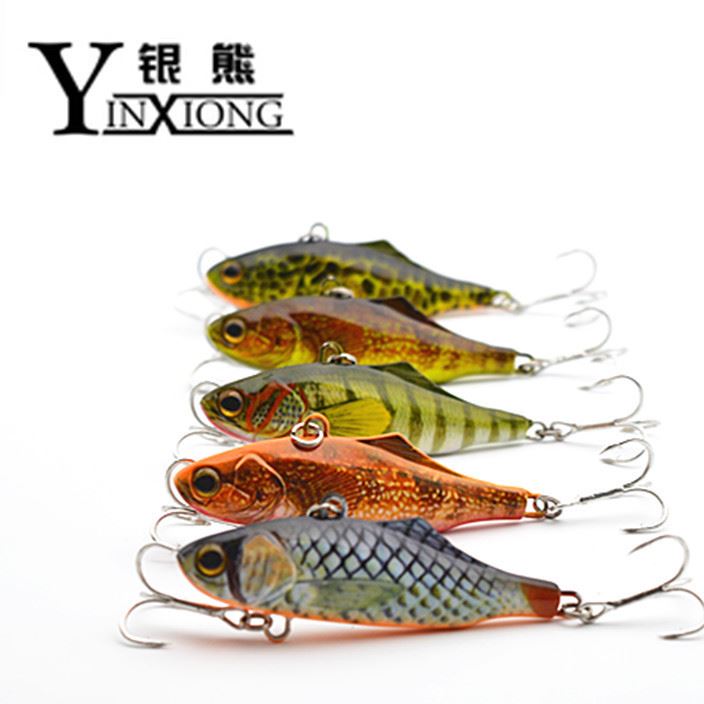 銀熊路亞餌vib餌遠投金屬假餌淡水翹嘴鱸魚釣魚餌新品仿生餌25克