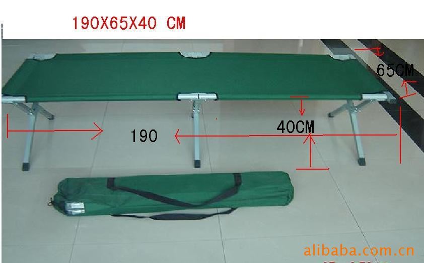 户外装备折叠行军床 广州铝合金行军床 广州军绿折叠行军床批发