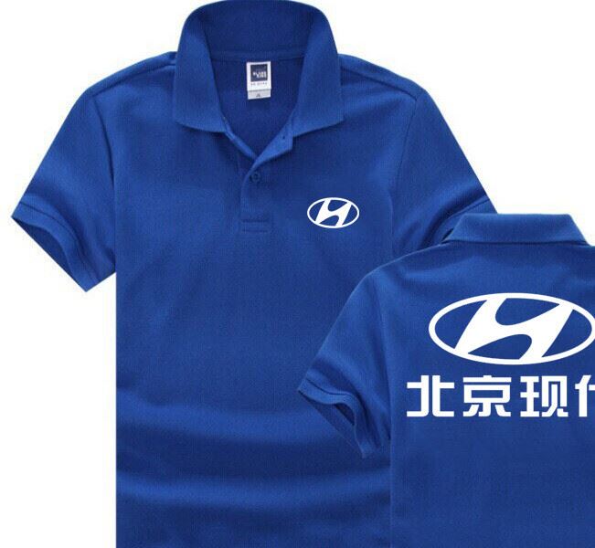 现代汽车工作服定制日产丰田本田4s店工装短袖棉poloT恤印logo