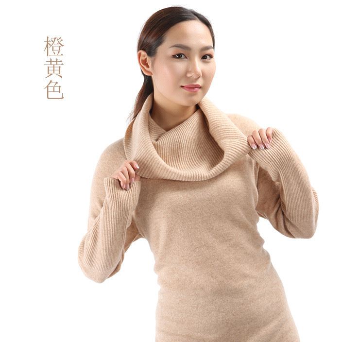 秋冬新款時(shí)尚品牌女羊絨衫色女毛衣高領(lǐng)女士羊毛衫TC246