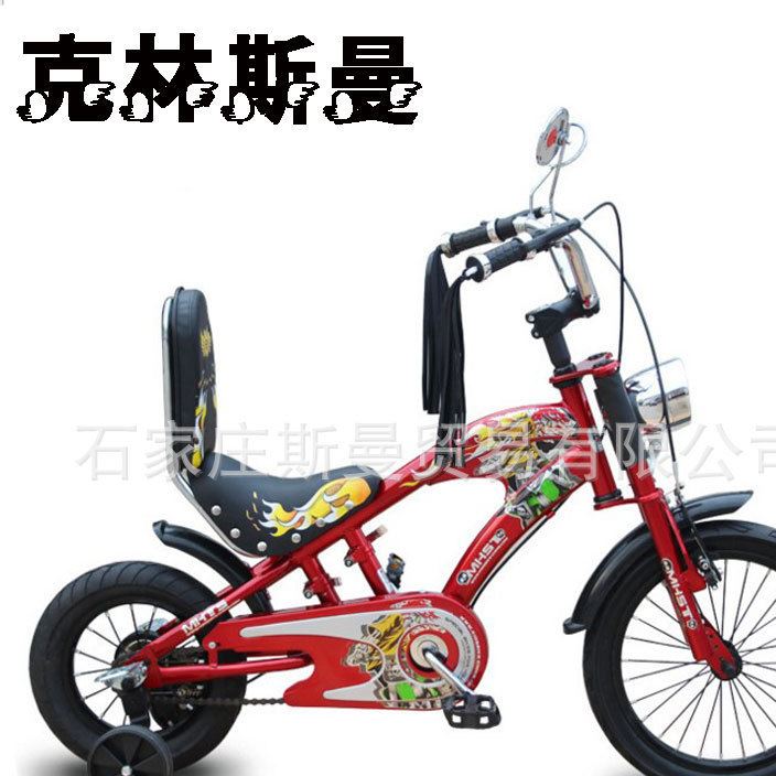 兒童車廠家批發哈雷太子摩托兒童自行車12寸14寸16寸18寸20寸