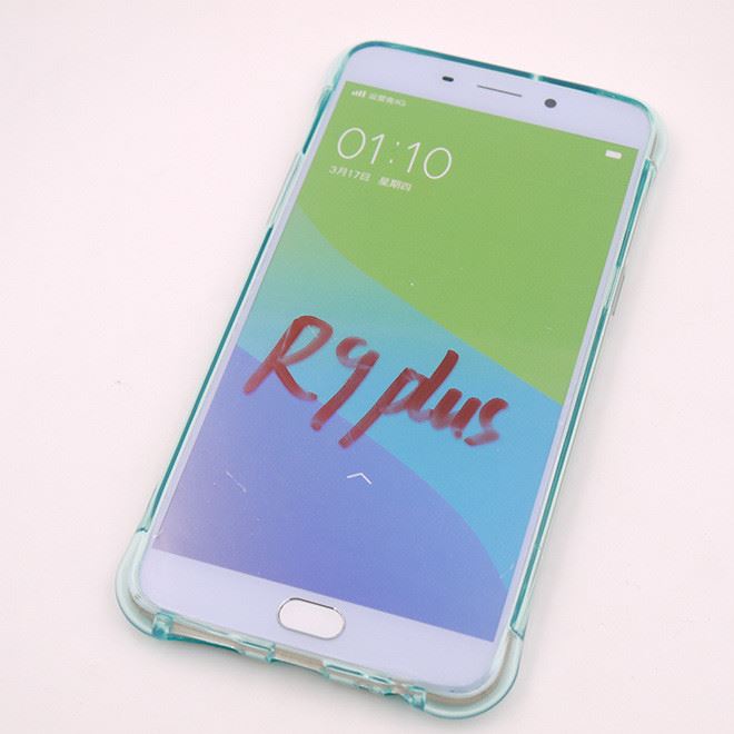2016新款OPPO R9 plus  LED來(lái)電閃創(chuàng)意硅膠透明保護(hù)套防摔手機(jī)殼