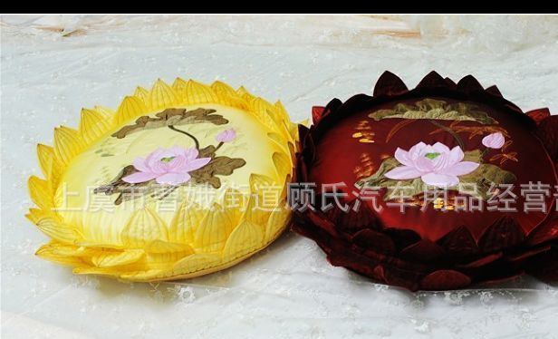 金豆豆蒲團(tuán)禪修打坐墊誦經(jīng)墊佛教禪墊荷花蓮花拜墊加厚禮佛瑜伽