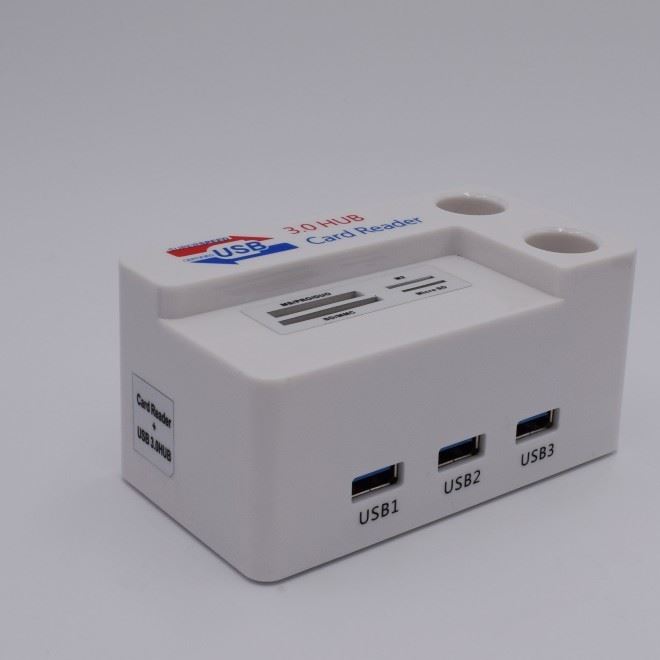 USB 3.0HUB集線器+讀卡器Card Reader+3.0HUB 可訂制LOGO 讀卡器